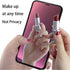 2 Pack Anti-Blue Tempered Glass Mirror Screen Protector Film for iPhone 15 Plus, 6.7 inch 9H Hardness Full Covered
