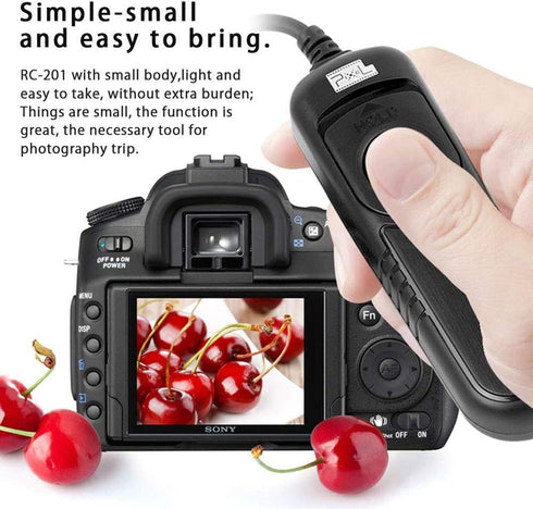 Pixel Wired Remote Control Shutter Release Cable L1 for Panasonic S5, S1, G95, G91, G9, GH5, G85, GX8, FZ1000