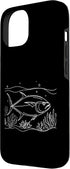 Jimbeels 15 Tuna Line Art Fish Lover Case for iPhone