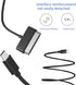 USB Adapter Cable for 30-Pin Devices, Compatible with iPhone 4/4S, iPad 1/2/3, iPod, USB-C Connector