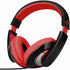 rockpapa Comfort Kids Headphones - Lightweight Over-Ear Wired 3.5mm for School, Travel, Black/Red