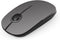 VssoPlor Wireless Mouse, 2.4G Slim Portable Mice with Nano Receiver for Notebook, PC, Laptop (Black and Gray)