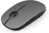 VssoPlor Wireless Mouse, 2.4G Slim Portable Mice with Nano Receiver for Notebook, PC, Laptop (Black and Gray)
