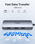USB C Docking Station Dual Displayport, Selore Laptop Docking Station with Dual Monitor, USB C Hub with 2 DP, HDMI,