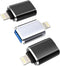 iPhone OTG Adapter Lightning Male to USB Female Dongle Converter (3 Pack) for Apple 14 13 12 11 Pro Max