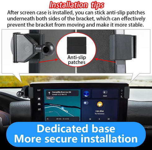 LUNQIN 2025 2026 Car Phone Holder for Ford Explorer Auto Interior Accessories Best Cell Phones Mount Cellphone Mobile