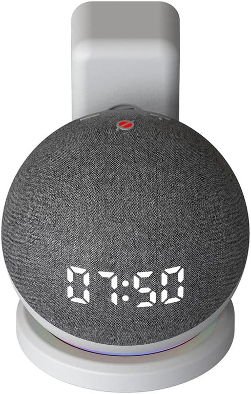 Echo Dot Wall Mount Holder, Outlet Wall Mount Stand for Amazon Alexa Echo Dot 4th Gen, Space Saving Accessories