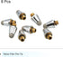 MECCANIXITY 8pcs 5mm Fiber Fine Tips Stylus Pen Replacement for 2 in 1 Capacitive Touch Screen Devices