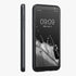 kwmobile Case for Samsung Galaxy A6 (2018) - Soft Slim Metallic TPU Silicone Cover - Metallic Grey