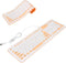 GOWENIC Foldable Silicone Keyboard, 106 Keys Roll Up USB Wired Waterproof Keyboard for PC Laptop Notebook, Full Size