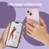 Jsoerpay 2 Pack 360Rotation Clear Phone Ring Holder, Transparent Cell Phone Ring Grip Finger Ring Stand, Phone