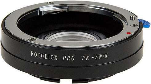 Fotodiox Lens Mount Adapter for Pentax K Mount SLR Lenses to Sony Alpha A-Mount Camera Body