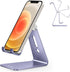 OMOTON Adjustable Cell Phone Stand, C2 Aluminum Desktop Cellphone Stand with Anti-Slip Base