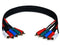 Monoprice 1.5ft 22AWG 5-RCA Component Video/Audio Coaxial Cable, Black