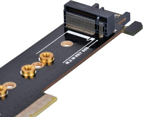 SilverStone Technology ECM28 1U Low Profile PCIe x4 to M.2 NVMe & M.2 SATA Adapter Card, SST-ECM28