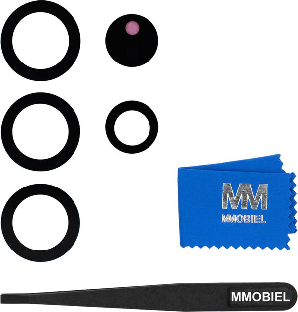 MMOBIEL Back Rear Camera Glass Lens Replacement for Samsung Galaxy S24 Ultra - Pre-Installed Adhesive, Tweezer, Cloth