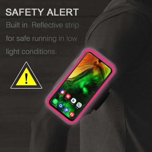 JEMACHE Galaxy A56 A55 A54 Armband, Water Resistant Gym Running Workouts Arm Band for Samsung Galaxy A52 A53 A54 A55