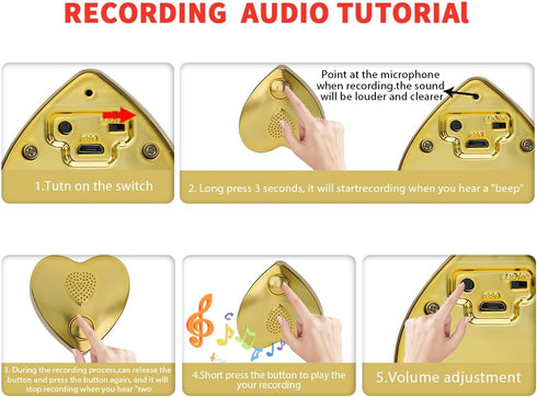 XLW 16 Min Voice Recorder USB Downloadable Recordable Sound Chips Module for Stuffed Animals,Personal Voice Message