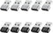 USB to USB C Adapter 10 Pack, USB A to USB C Converter for iPhone 15/14/13 Pro, iPad Air, AirPods, Black+Grey
