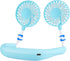 Haomaomao Portable Neck Fan, Mini Wearable Fan with 2500 mAh Rechargeable Battery for Working, Traveling, Office,