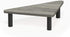 Furinno Corner Monitor Stand - French Oak Grey/Black