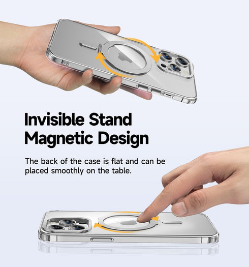 MAGIC JOHN Magnetic Case for iPhone 14 Pro Max, Compatible with Magsafe, Military Grade Shockproof
