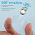 Mabor 2-Pack 360 Phone Lanyard Tabs, Rotatable Clear Transparent TPU + Zinc Alloy Tether Tab Compatible with Phone