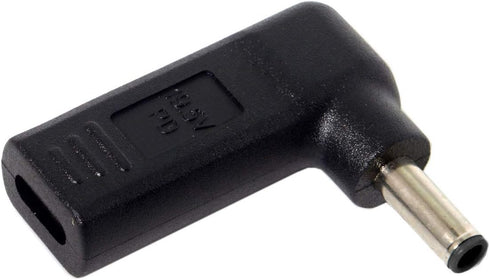 cablecc USB 3.1 Type C USB-C to DC 4.5x3.0mm Adapter, PD Emulator Trigger 90 Degree Angled