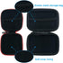 lyfLux Earbud Case - 10 Pieces Square & Rectangular Headphone Cases with Clips for Headphones, SD Cards, Wireless