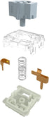 GATERON KS-33 Low Profile 2.0 Silver Switches, 3 Pin Factory Pre-lubed SMD LED for MX Mechanical Keyboard, 35pcs