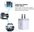 FiveBox USB Wall Charger Block, 3-Pack Dual Port 2.1Amp Fast Charging Cube for iPhone, iPad, Samsung