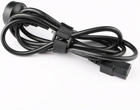 FULARR 30Pcs Cable Straps - Reusable Ties & Cinch Strap Set, Multipurpose Hook and Loop Fastener, Black