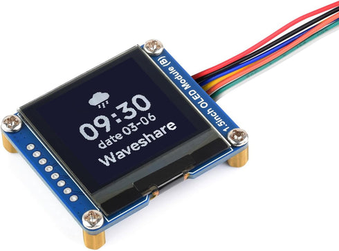 waveshare 1.5inch OLED Display Module 128128 Resolution I2C OLED Screen for Raspberry Pi,