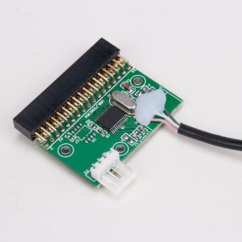 KOOBOOK 1Pcs 1.44MB 3.5" Floppy Drive Connector 34 PIN to USB Cable Adapter PCB Board with Power Cable