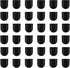 LXUEJIE 36Pcs Rubber Tips for Stylus Pens, 0.24inch (6mm) Replacement Nibs for Touch
