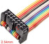 uxcell IDC Rainbow Wire Flat Ribbon Cable, 14P D-type FC/FC Connector, 1m Length