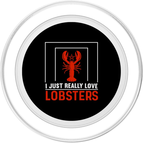 Lobster Lover Gifts & Seafood Lover Apparel Funny Seafood Lovers Lobster PopSockets MagSafe PopGrip for iPhone
