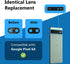 MMOBIEL Back Rear Camera Glass Lens Replacement Compatible with Google Pixel 6a, Includes Adhesive and Tweezer