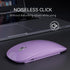 Uiosmuph G11 Wireless Mouse, USB C Rechargeable, Slim Silent 2.4GHz Optical Mouse for Laptop/Mac/PC