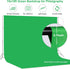 Aimosen 10x10FT Green Screen Backdrop for Photography, Large Background for Zoom Meetings, High Density Polyester