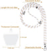 Weewooday 4 Pcs Universal Cell Phone Lanyard, Around The Neck Phone Strap Crossbody for Most Mobile (Bright Color