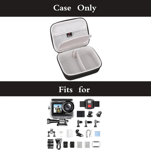 Mchoi Hard Carrying Case for AKASO EK7000 / 4K30FPS Action Camera, Waterproof Shockproof Travel Protective Case, Case