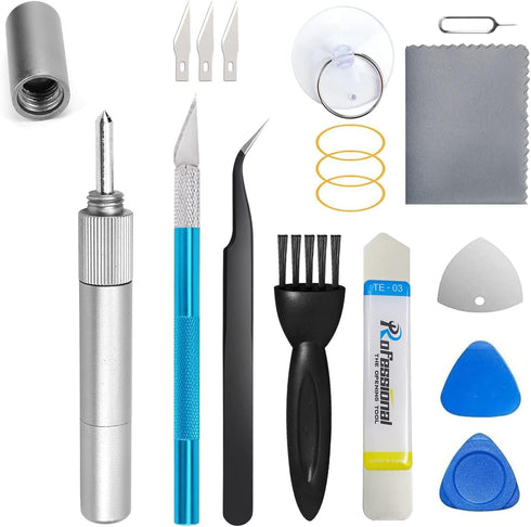 Glass Breaker Pen Set - Phone Blasting Tool for iPhone X XS MAX 11 12 13 14 15 16 Plus