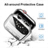 Haojavo 12 Pack Case with Tempered Glass Screen Protector for Apple Watch 44mm SE (2nd Gen) Series 6 5 4 SE, Full Hard
