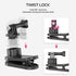 ULANZI Backpack Mount for GoPro, Quick II Magnetic Suction Clip Clamp for GoPro Max Hero 11 10 9 8 7 6 5