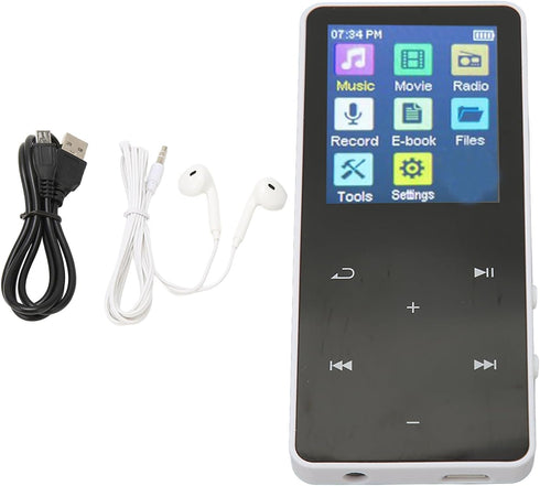 EBTOOLS MP3 MP4 5.0 Player, BT HiFi Loseless Audio Sound, Large Stroage, Portable Multipurpose Player for Music Video