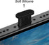 20x USB C Dust Cover Plugs - Black Anti Dust Silicone Type C Charging Port Protection Caps for iPhone 15 Plus Pro