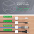 Picozon 12 Pack Magnetic Cable Clip Organizer, Adhesive Cord Holder for Phone, USB Charger, and Desktop Management