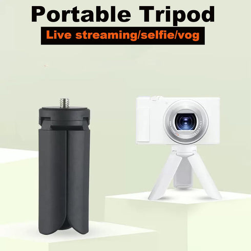 FWKAILEPING 2 Pack 3 2 (2Black) Mini Tripod Compatible with DJI Osmo Pocket & Portable Camera Tripod Desktop Stand