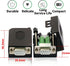 DB9 Female Connector, 4 Pack Solderless RS232 D-SUB Breakout Connector with Case, Long Bolts Tail Pipe